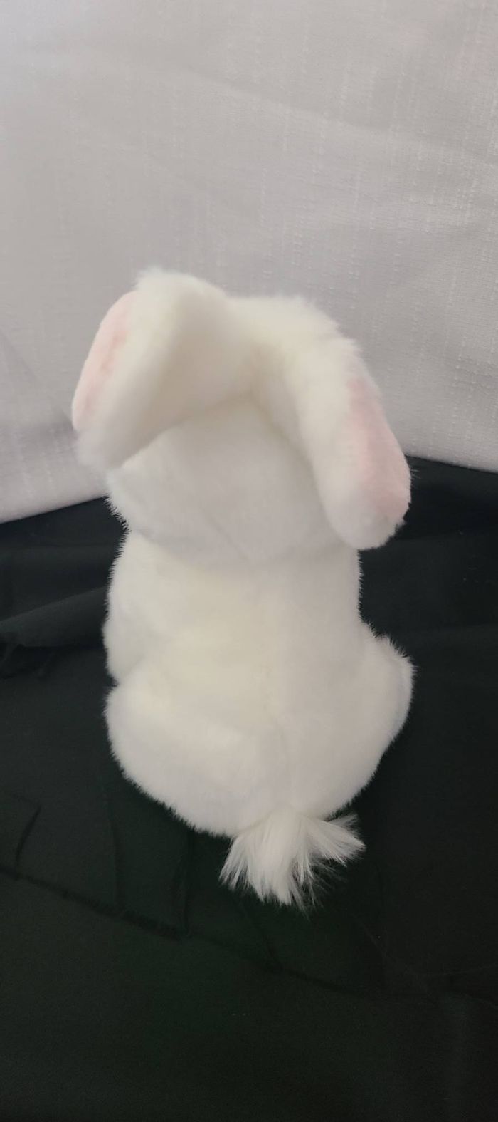 Peluche lapin blanc et rose - photo numéro 4