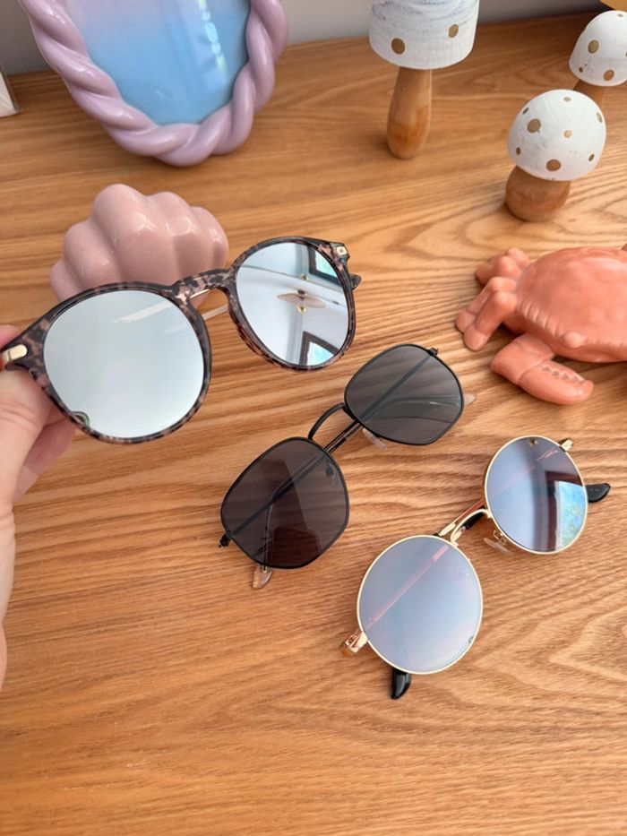 Lot de 3 paires de lunettes de soleil - photo numéro 5