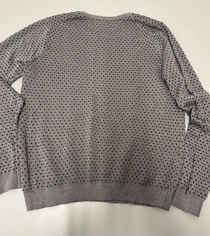 Pull Gris/bleu scintillante Mango L - photo numéro 4