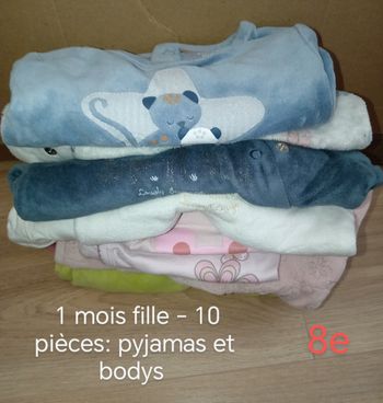 Pyjamas 1mois