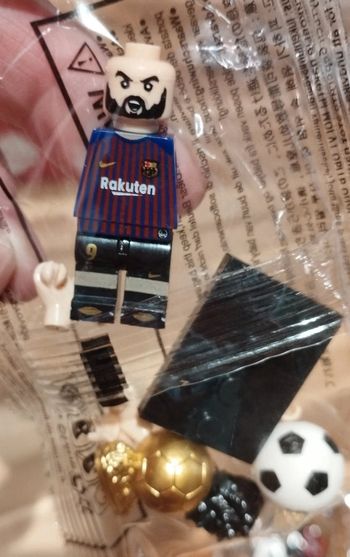 Personnage type Lego football neuf Luis Suarez FC Barcelone