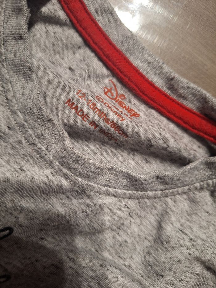 t-shirt manches longues mickey 12/18 mois - photo numéro 2