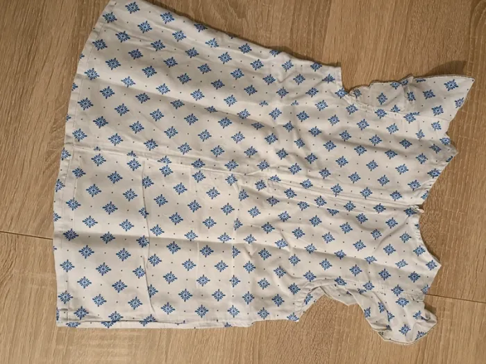 Debardeur blanc et bleu - 4 ans - du pareil au même - photo numéro 3