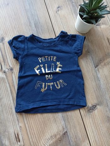 T-shirt fille 3 mois