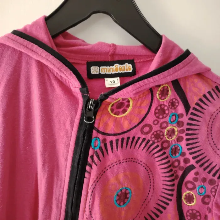 Gilet zippé à capuche minisonic 10 ans - photo numéro 3