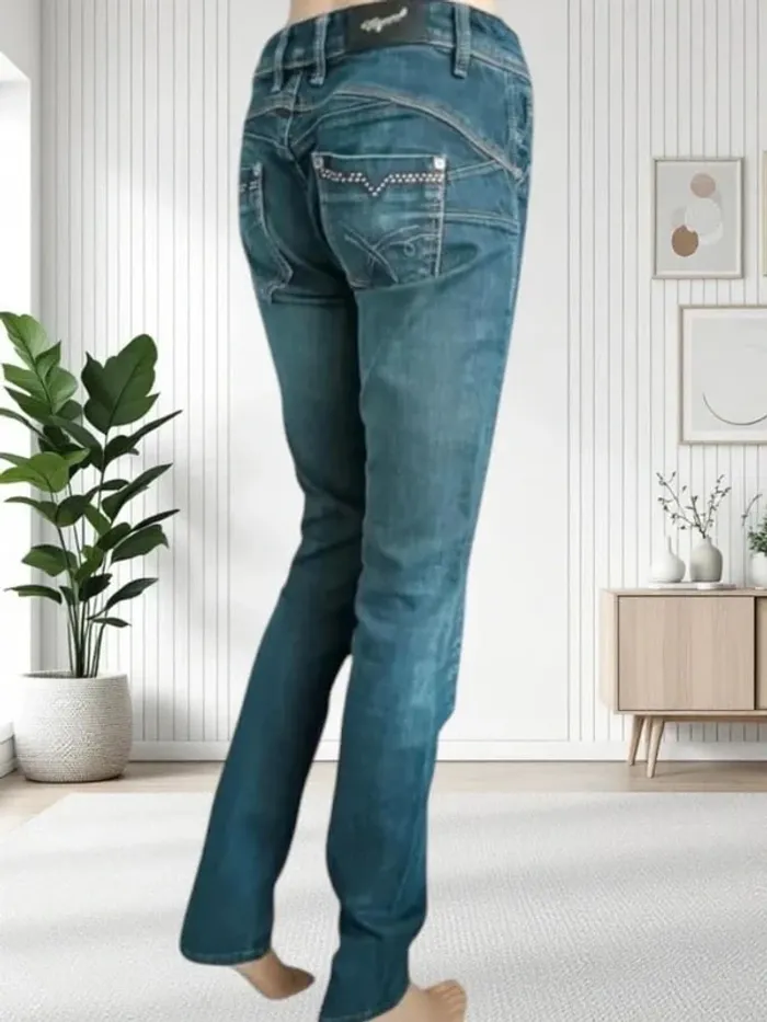 Jean Kaporal modéle cleon ,coupe slim ,taille basse , stretch - photo numéro 2