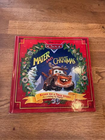 Livre Disney en Anglais Cars Mater saves Chrismas