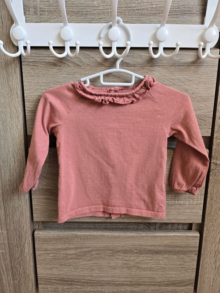 Vêtement Bébé Fille - T-shirt ML - Kiabi - 12 mois 73/76 cm - photo numéro 4