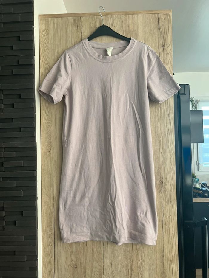 Robe t shirt violet pastel - photo numéro 4
