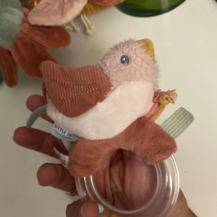 Accessoire de poussette oiseau avec hochet assortis - photo numéro 6