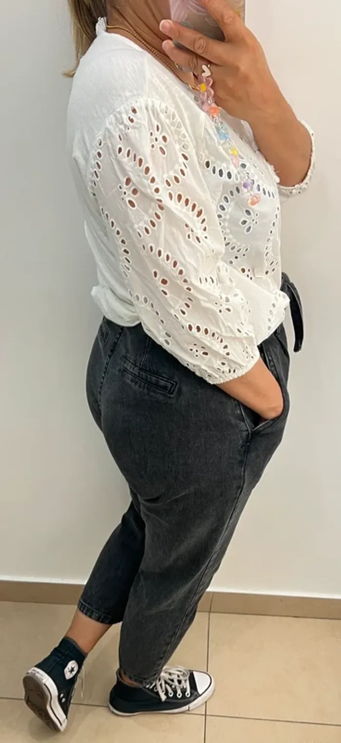 Blouse en broderie anglaise springfield - photo numéro 5