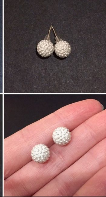 Boucles d’oreilles perles neuves la paire 2€