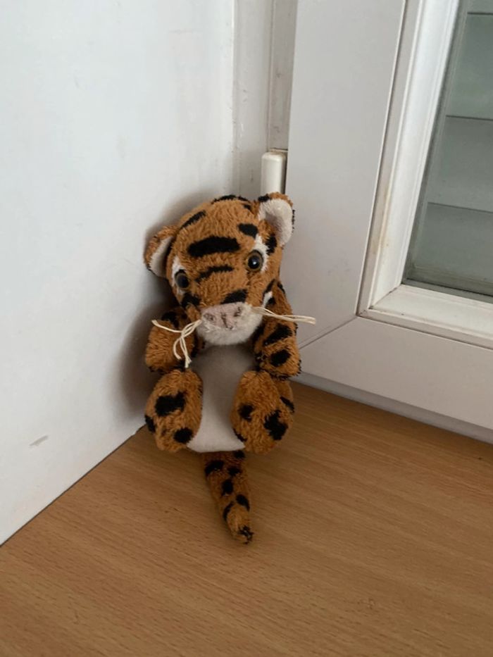Peluche tigre vintage 15 cm