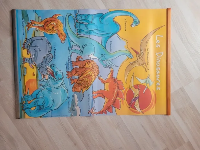 Affiche poster educatif planète dinosaure - photo numéro 5