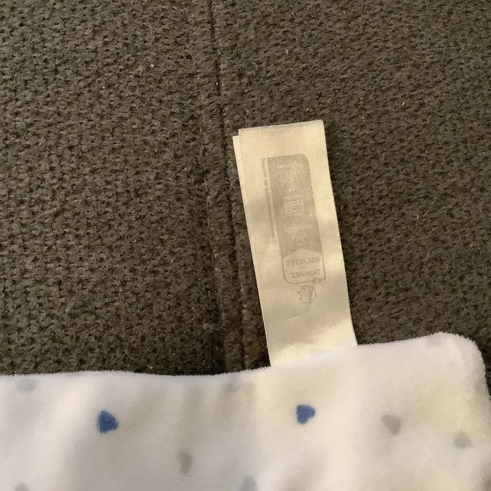 Doudou lapin carré plat Obaïbi - photo numéro 5