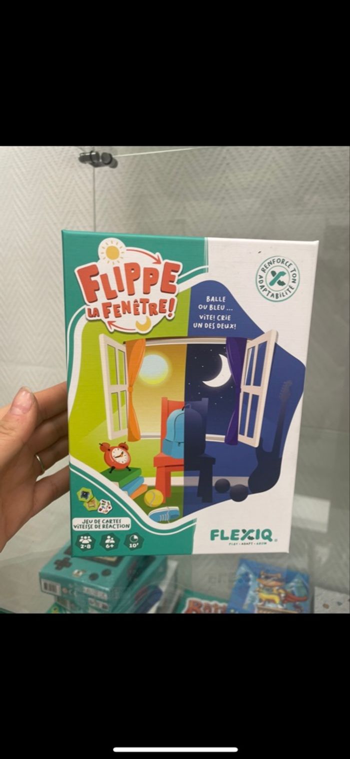 Jeux de société flippe la fenêtre