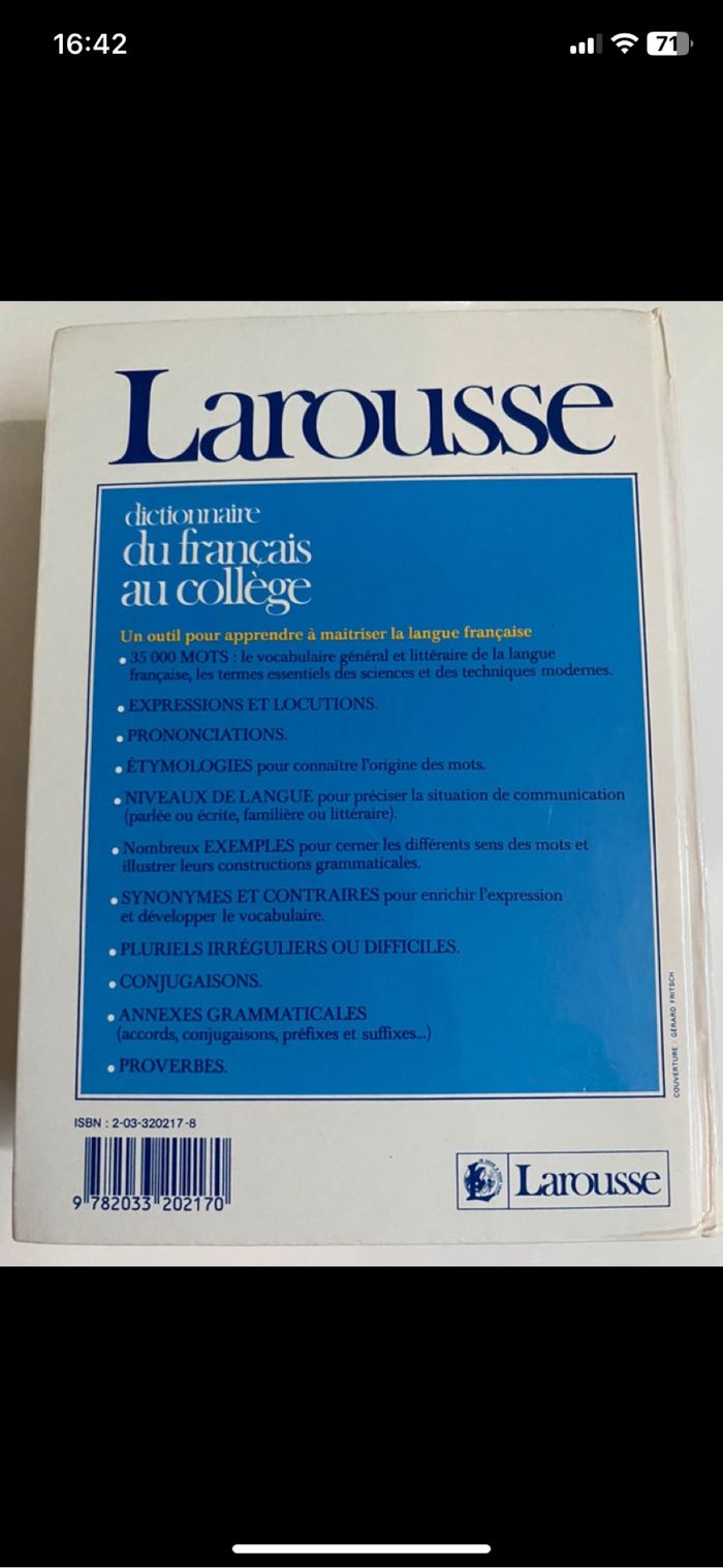 LAROUSSE du Français au collège - photo numéro 2