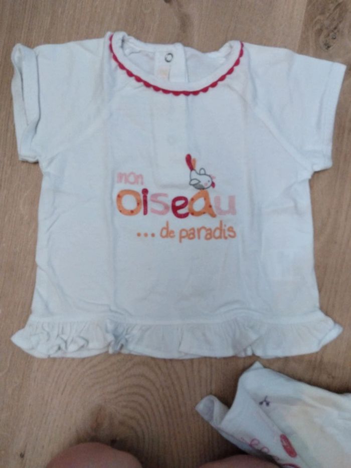 2 t-shirts MC taille 12 mois - photo numéro 5