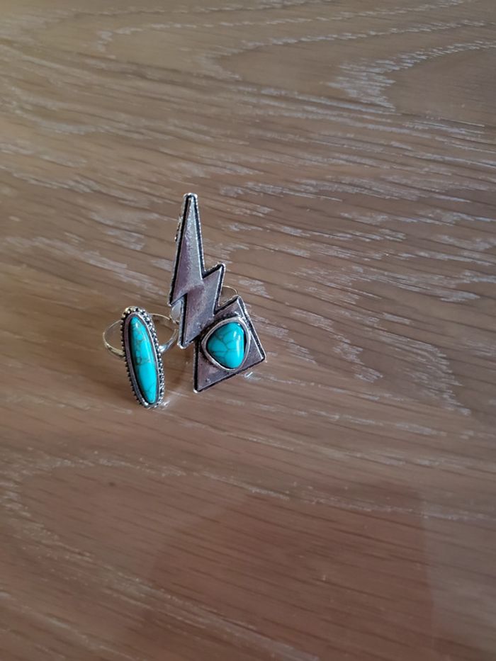 Lot de 2 bagues ethniques neuves - photo numéro 5