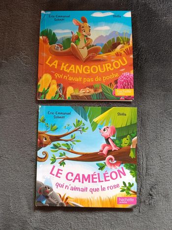 Lot de 2 livres Mac Do Le kangourou et Le caméléon Contes d'animaux étonnants