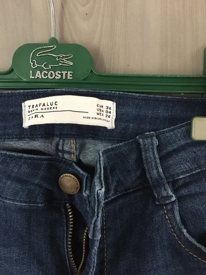 Jean Slim bleu zara taille 36 - photo numéro 4