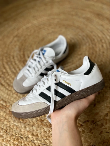 Chaussures Sneakers Adidas Samba OG Original Blanc 37