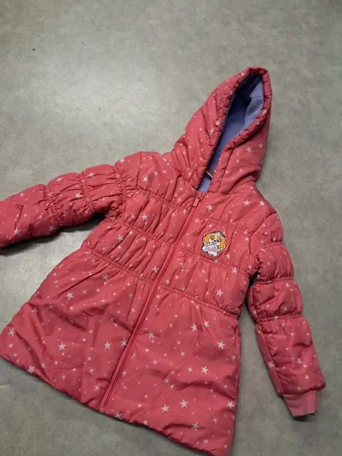 manteau doudoune fille 5 ans pat patrouille