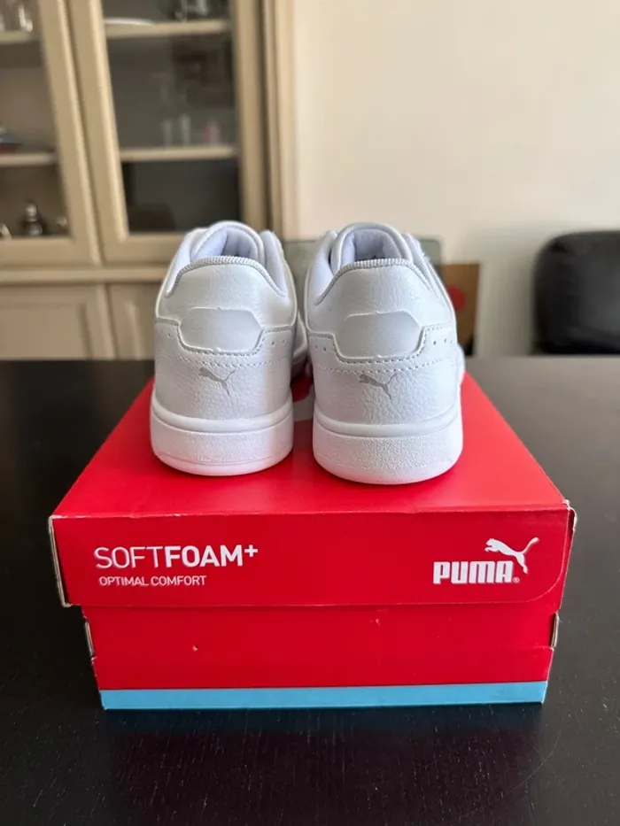 Baskets Puma Rebound Joy Lo AC PS blanches enfants – Pointure 32 (EU) - photo numéro 2