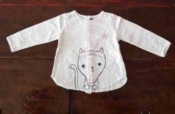 T-shirt fille 9 mois 74cm