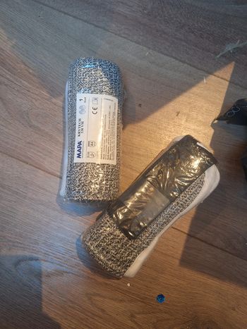 Paire de manchette protection. Grise longue