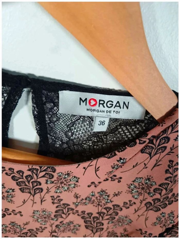 C5 robe rose imprimé Morgan 36 - photo numéro 3