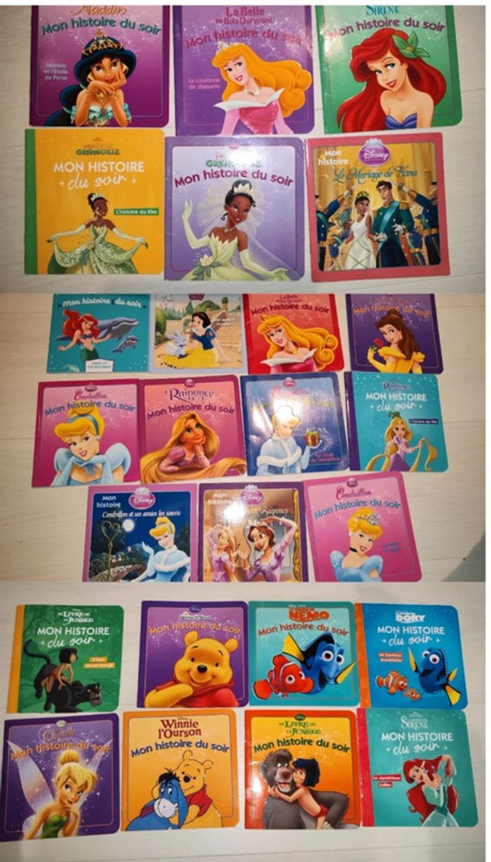 Lot de 25 livres mon histoire du soir