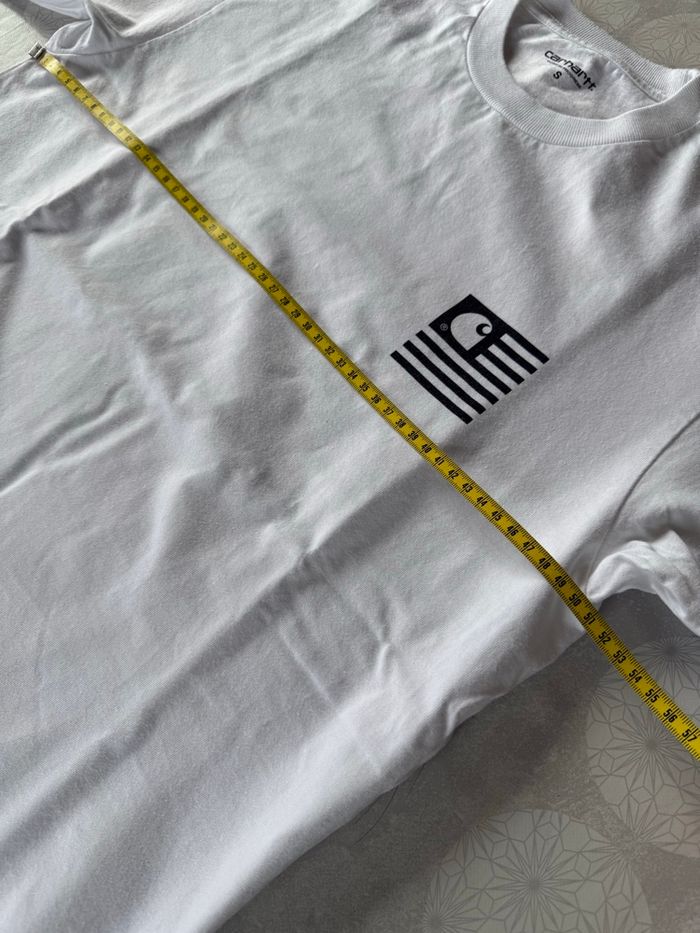 T-shirt Carhartt / Blanc / Wavy / S - photo numéro 9