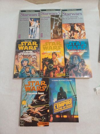 Lot 7 Livres Star Wars - Pocket - Fleuve Noir
