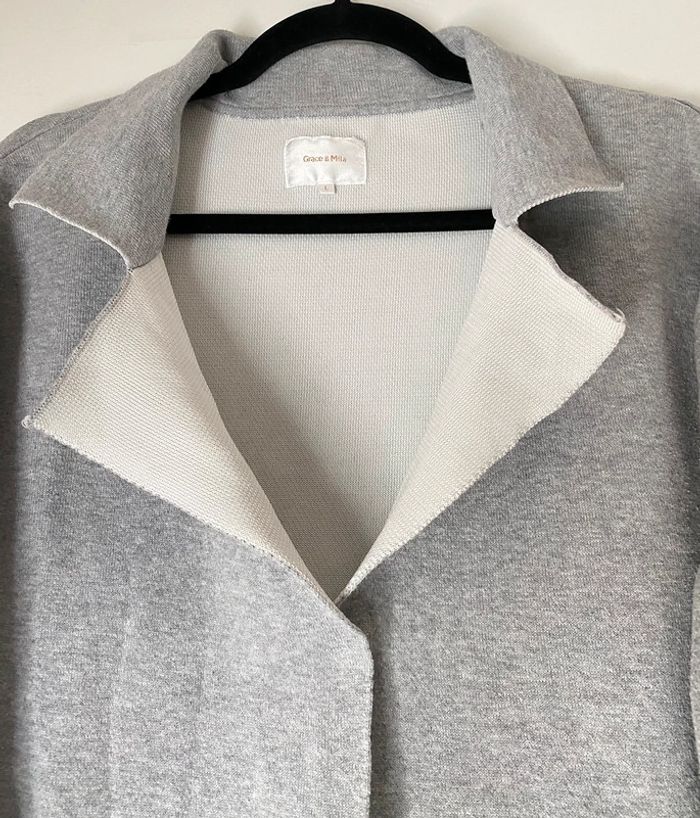 Veste Manteau Léger Longue Ample Taille L - photo numéro 4