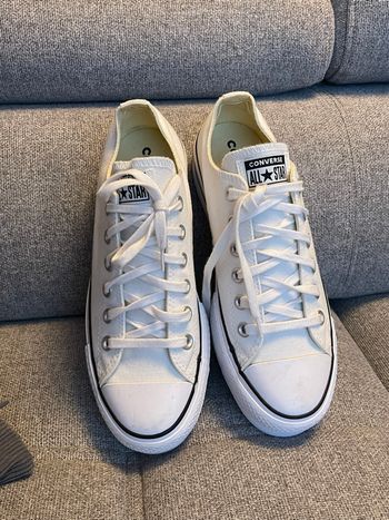 Converse blanche plate-forme 39 / très bon état