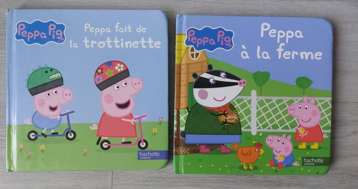 Lot de 2 livres PEPPA PIG