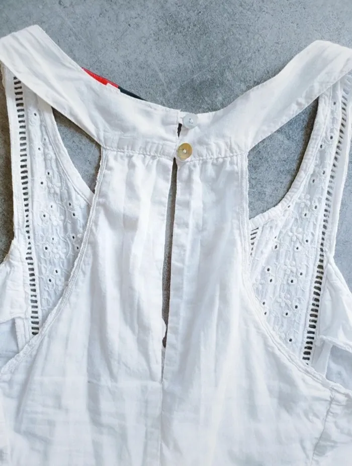 Robe longue blanche dentelle - photo numéro 2