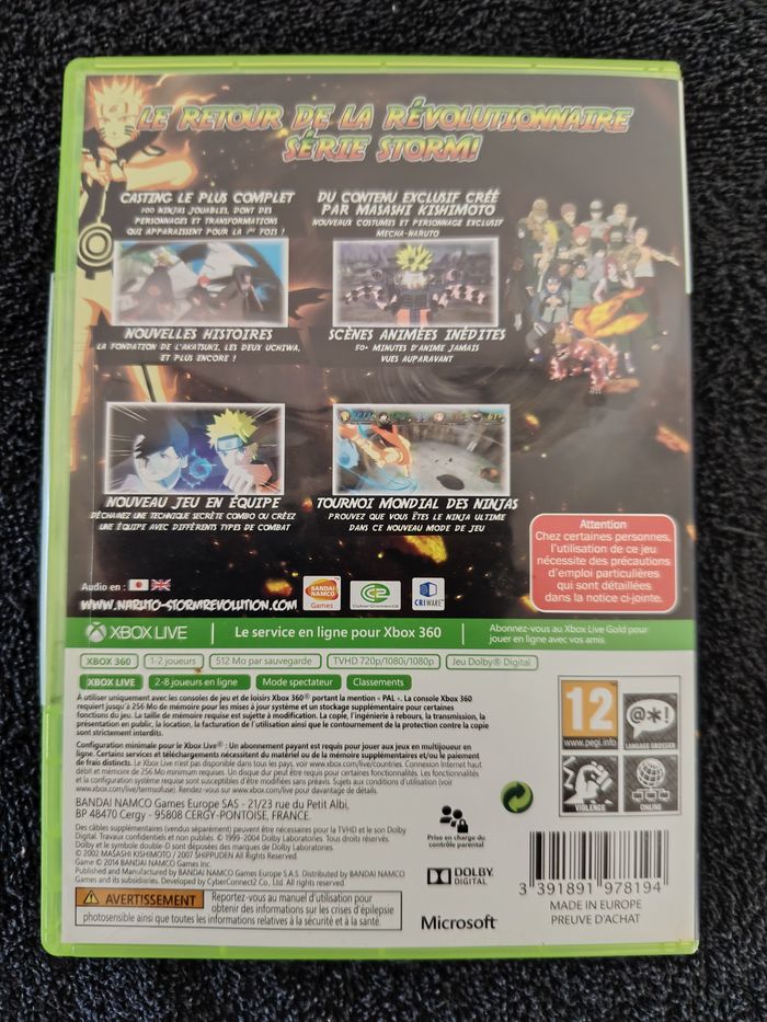 Naruto ultimate ninja storm révolution xbox 360 - photo numéro 3