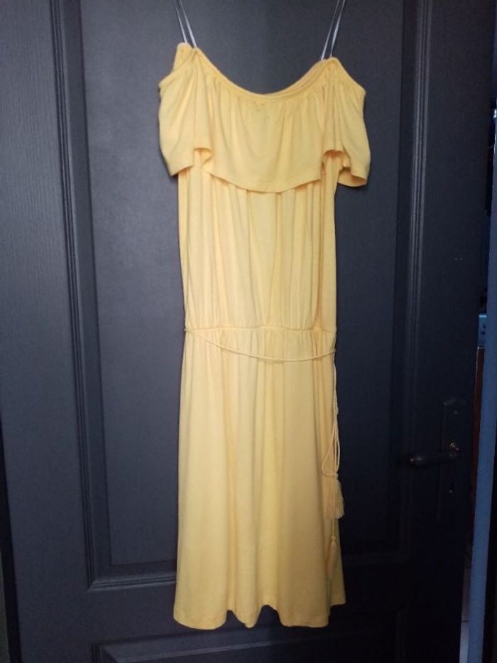 Robe midi jaune 42/XL 44/XXL - Collection U