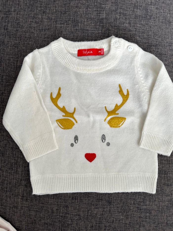 Pull Noël 3 mois