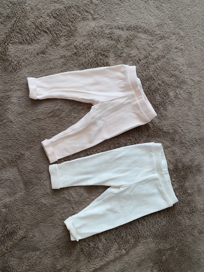 🌸lot leggings côtelé 6 mois tao