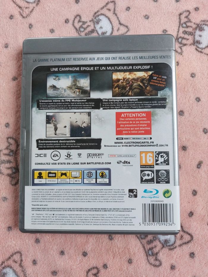 Jeu ps3 battlefield bad company 2 complet - photo numéro 2