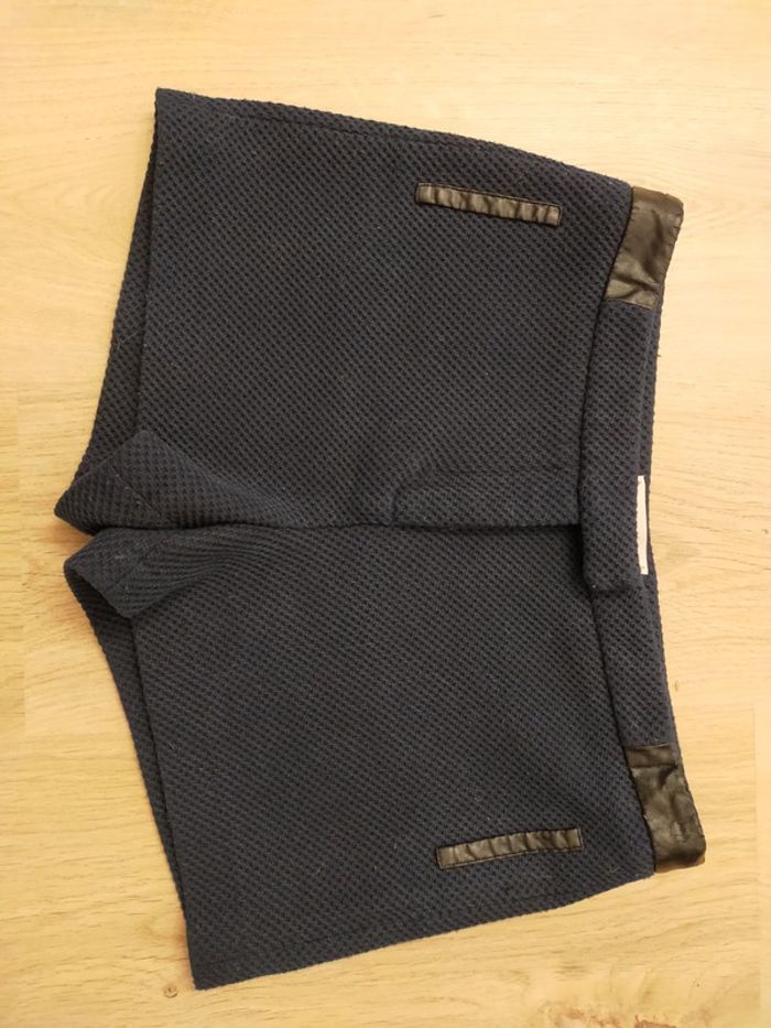 Short hiver bleu