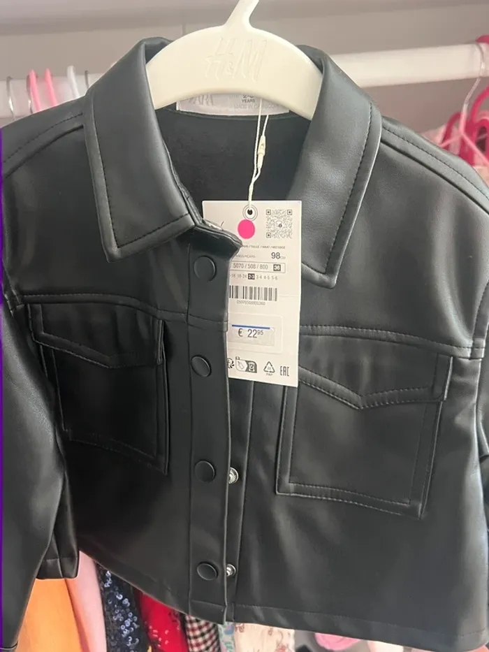 Chemise en cuir