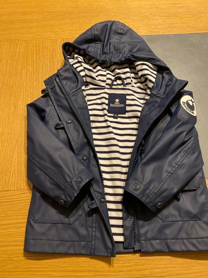 Manteau imperméable de pluie taille 2 ans - photo numéro 3