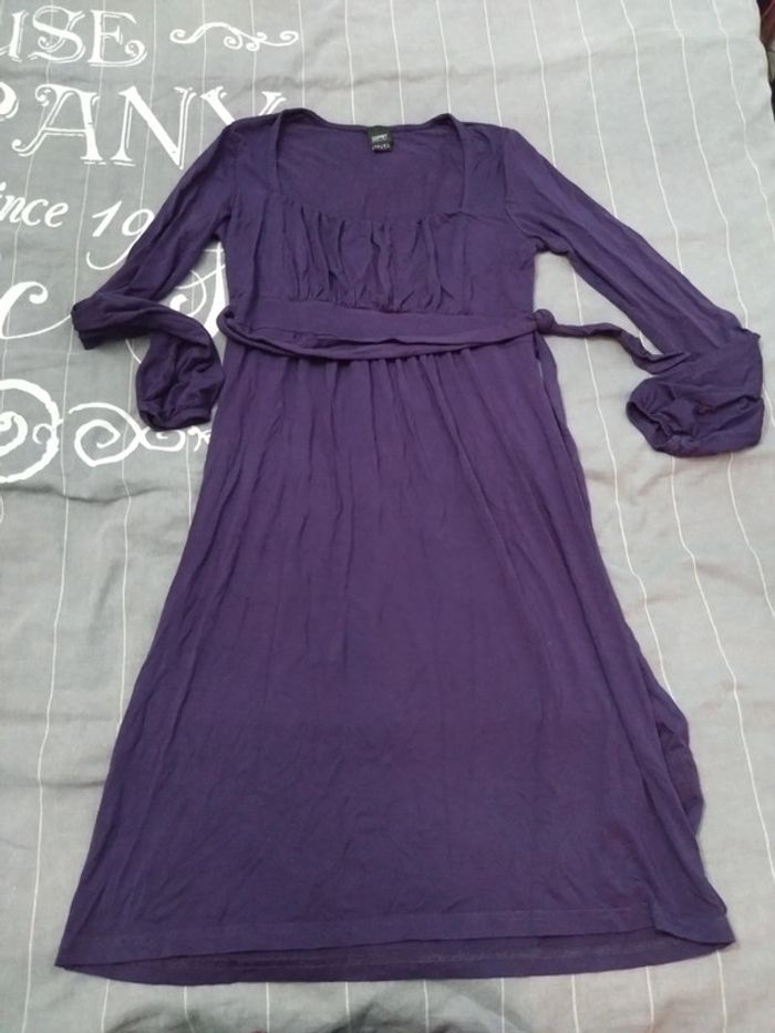 Robe violette neuve esprit t 36