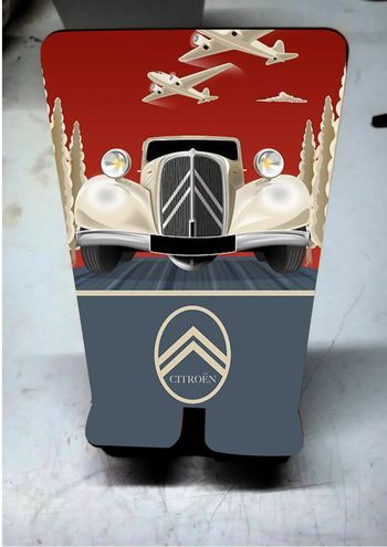 support téléphone motif Citroën traction neuf