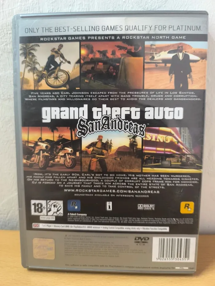 GTA San Andreas - PS2 - photo numéro 2