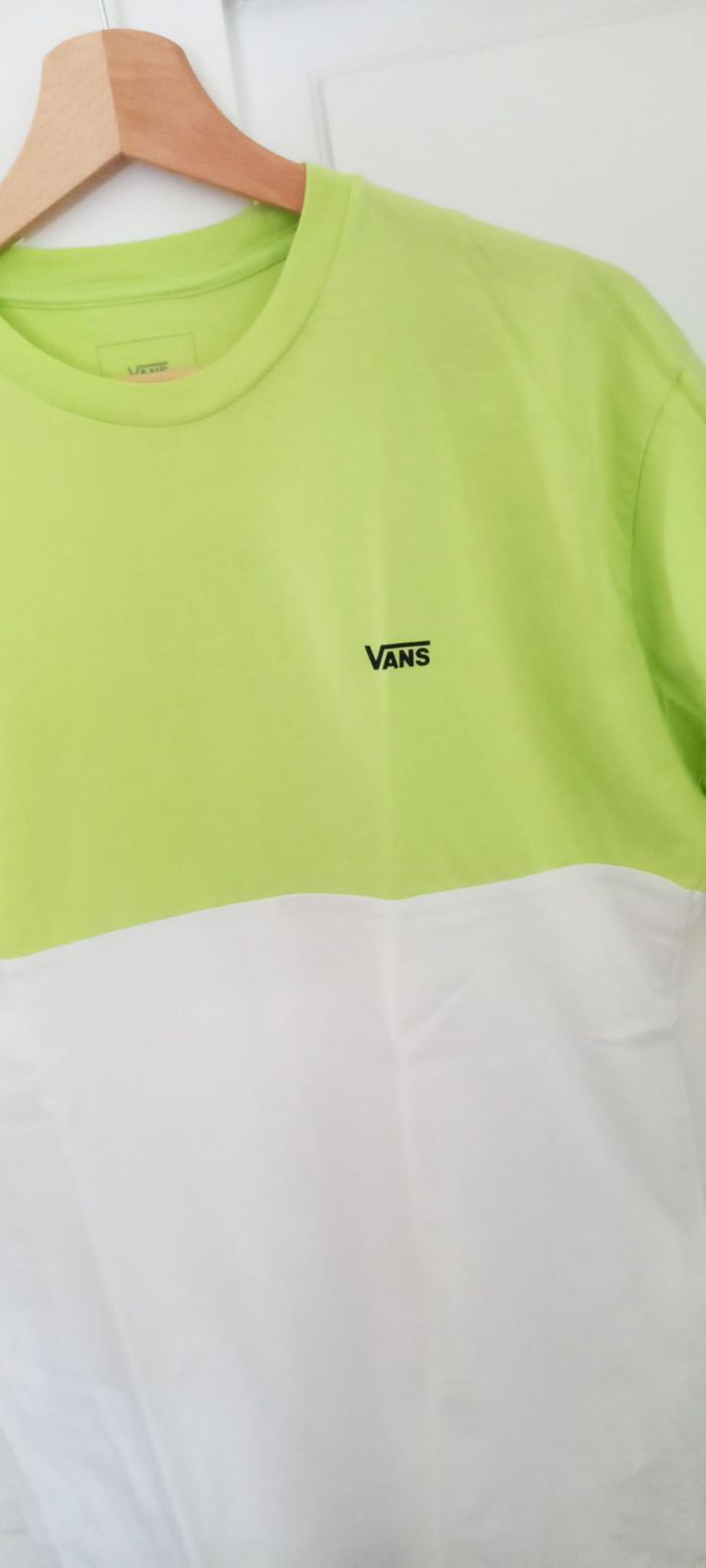 T-shirt bicolore - VANS - (Taille M) Neuf sans étiquette - photo numéro 2